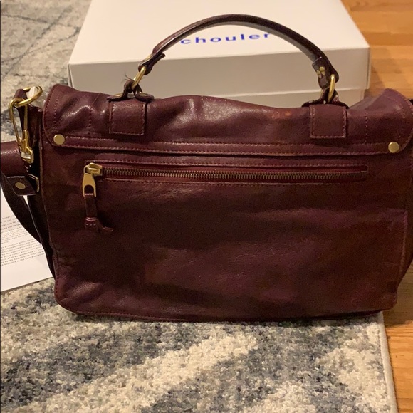 PROENZA SCHOULER PS1 MEDIUM IN BURGENDY - Picture 4 of 12